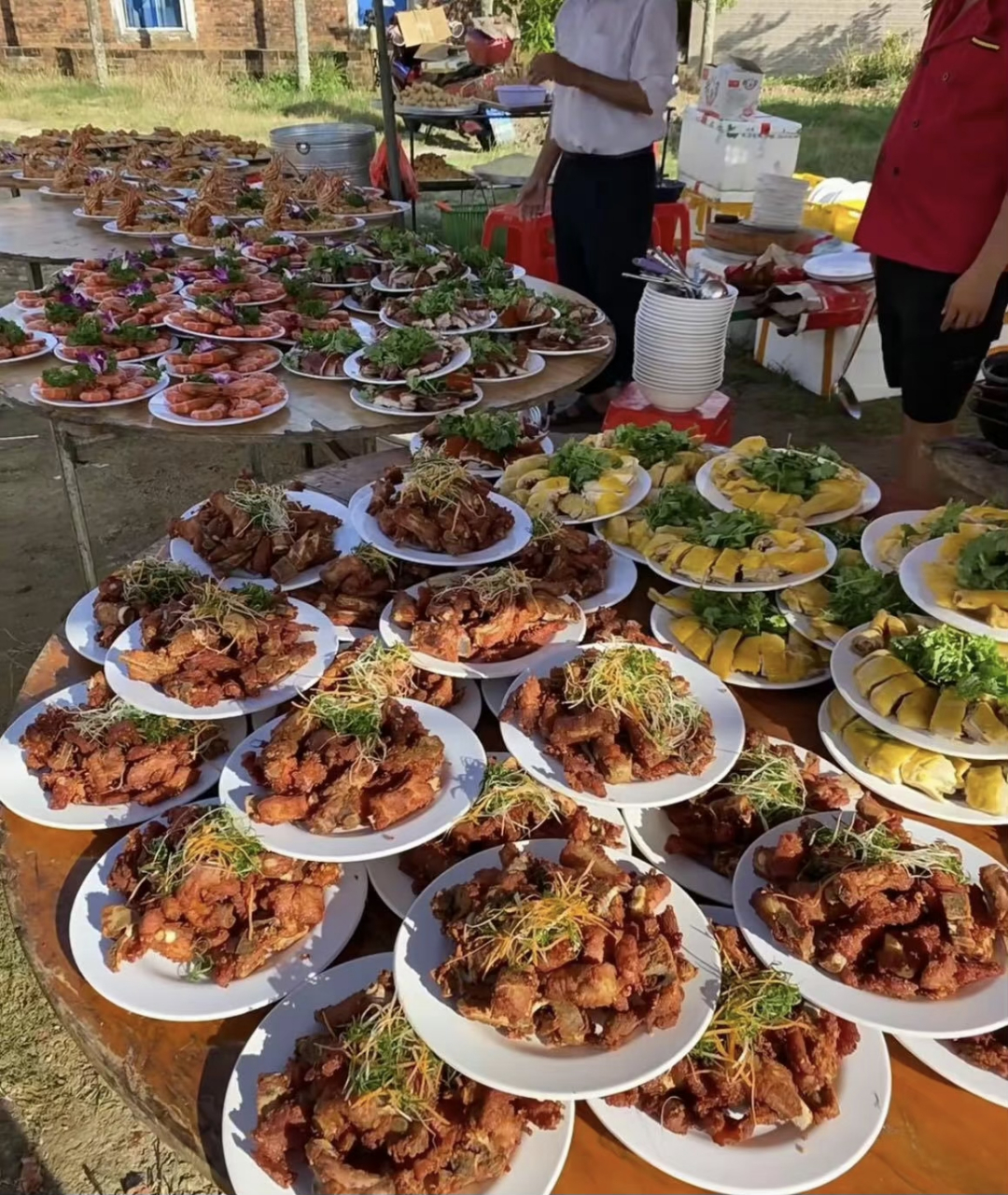 农村坝坝宴,是吃酒碗最愉快的