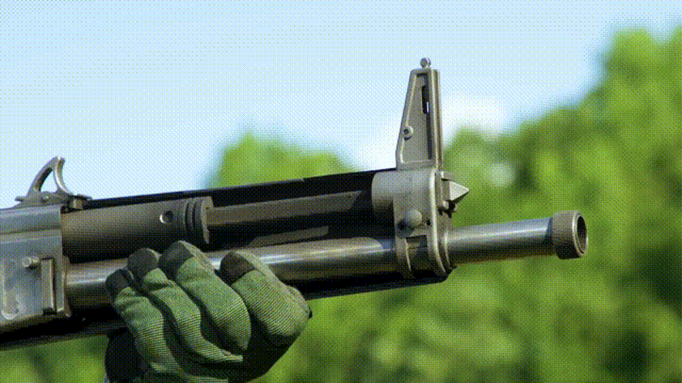 军事武器# #武器装备#  美国枪械设计师研制的12号口径全自动霰弹乔 