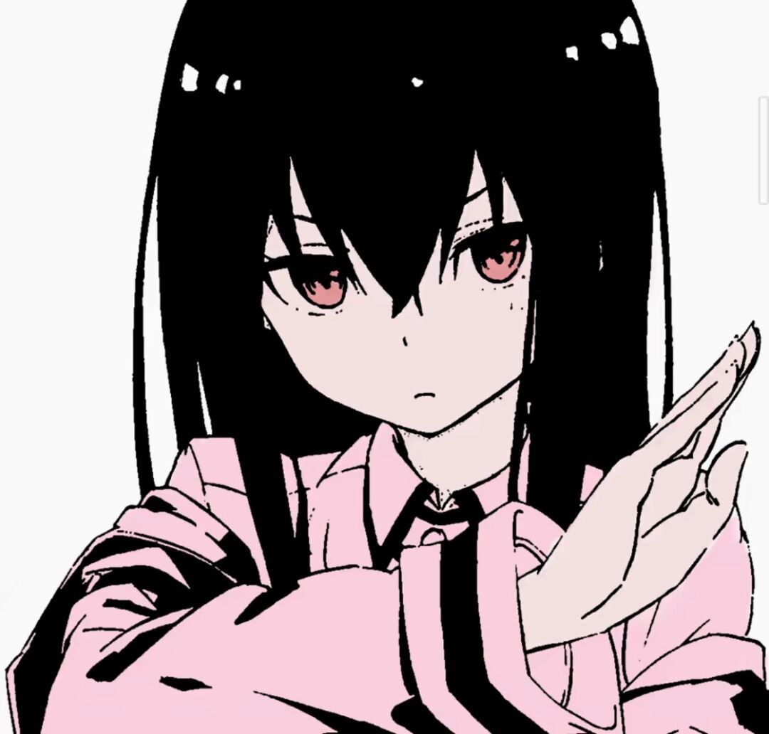 黑白系列可爱干净动漫头像