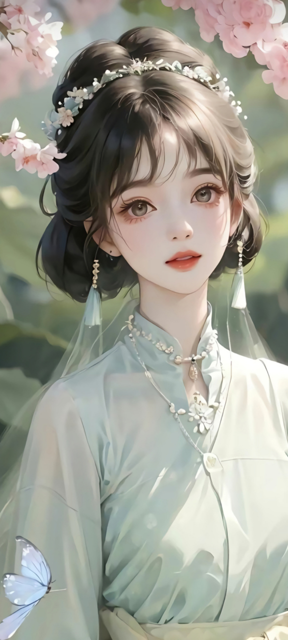 动漫人物古风少女唯美图片