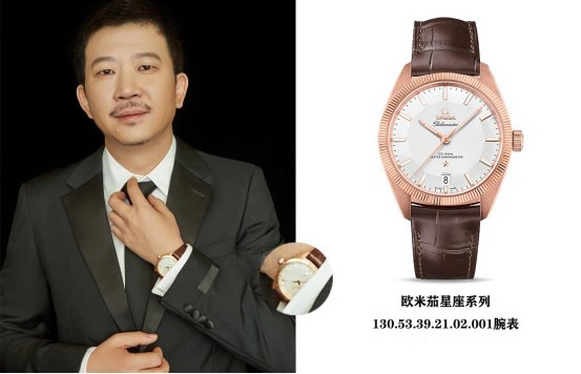 名表搭配师# #人潮汹涌# 的导演#饶晓志# 同主演刘德华一同亮相某次