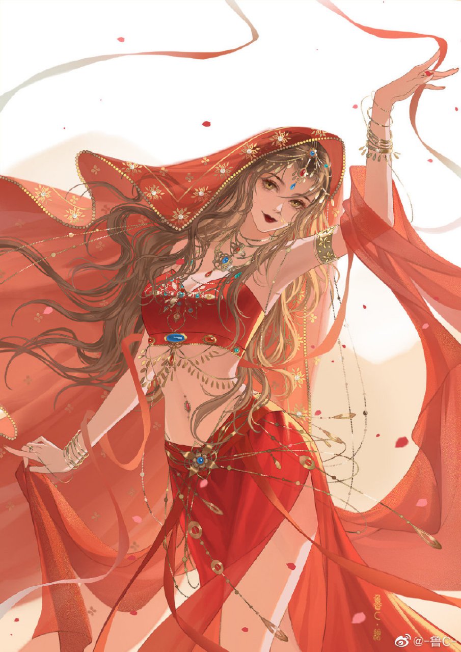 古风插画# 西域美人[温暖] #corrupt乄雨霖铃