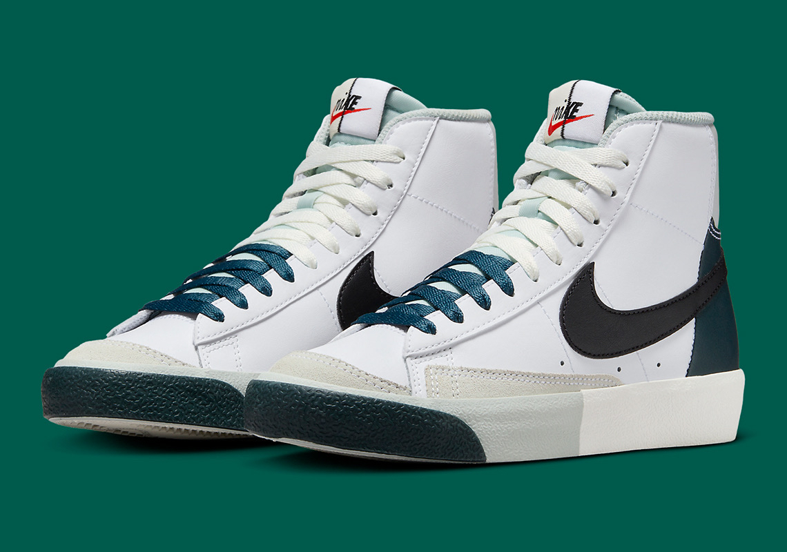 "spruce"blazer mid 77 加入 nike 扩展 remix 系列