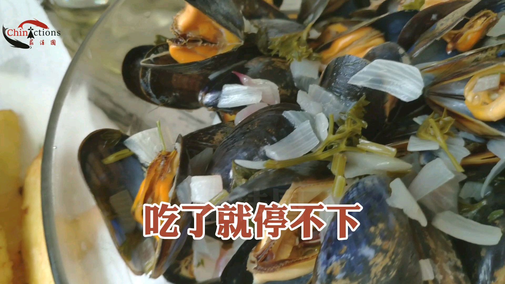 和法国朋友去海边捡海货,教你做地道白葡萄酒青口配薯条,香甜鲜