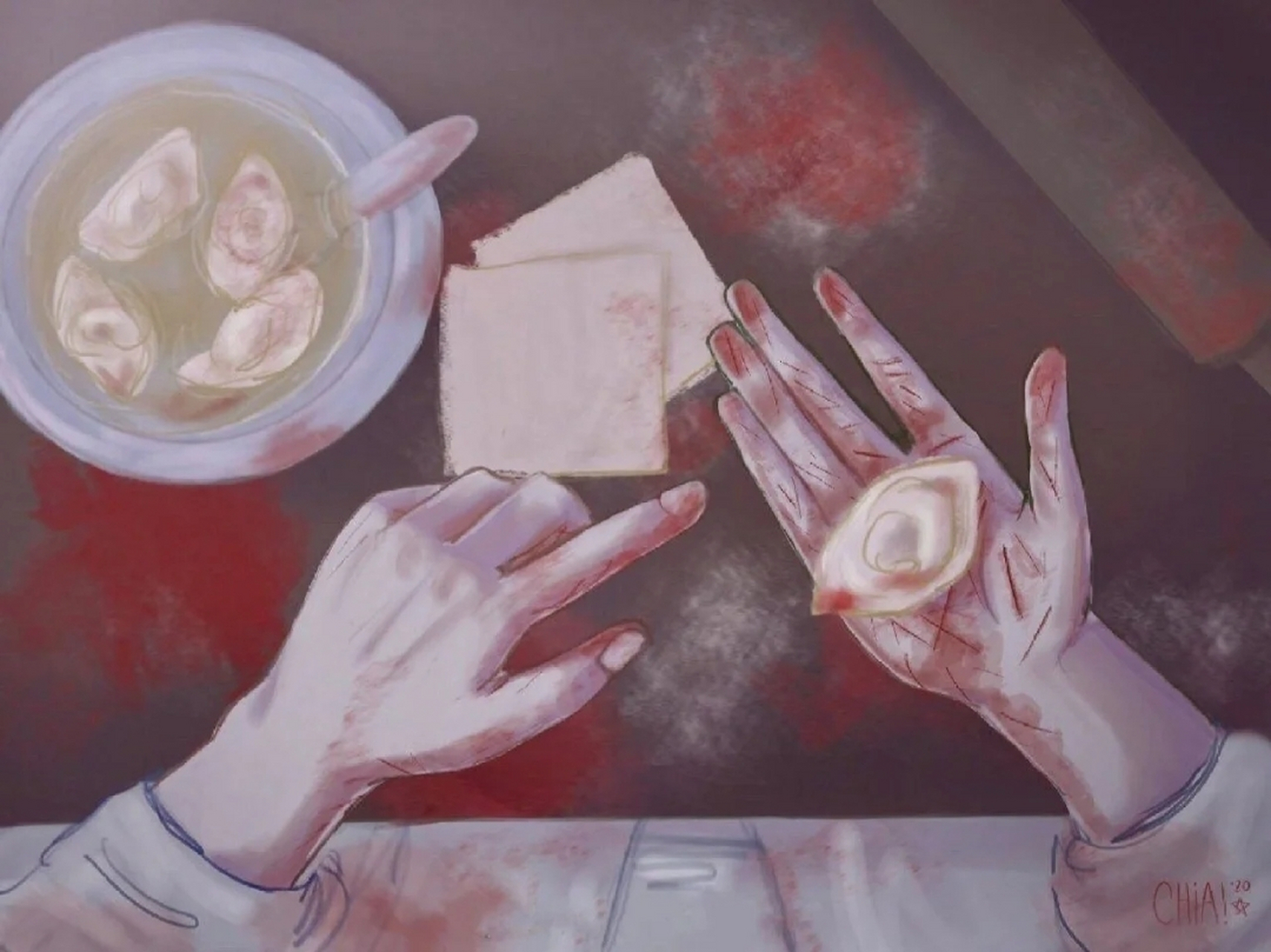 楚晚宁的那一缕人魂,在慢慢捏着抄手皮,他原是有一双极灵巧的手,神兵