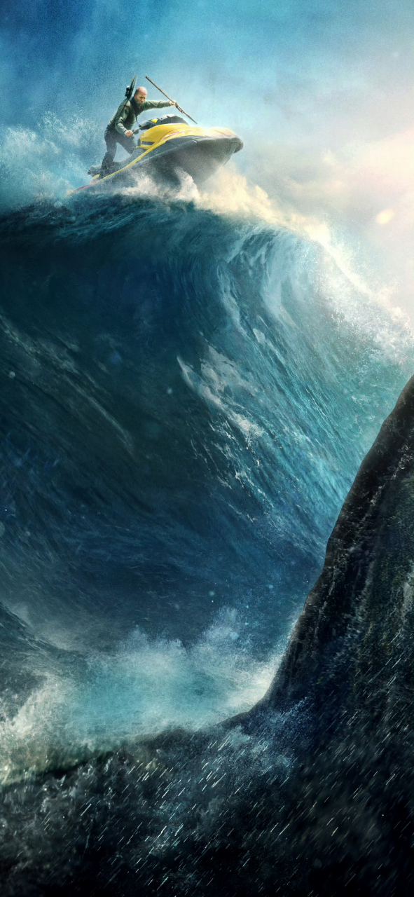 "巨齿鲨2"高清壁纸#电影巨齿鲨2深渊