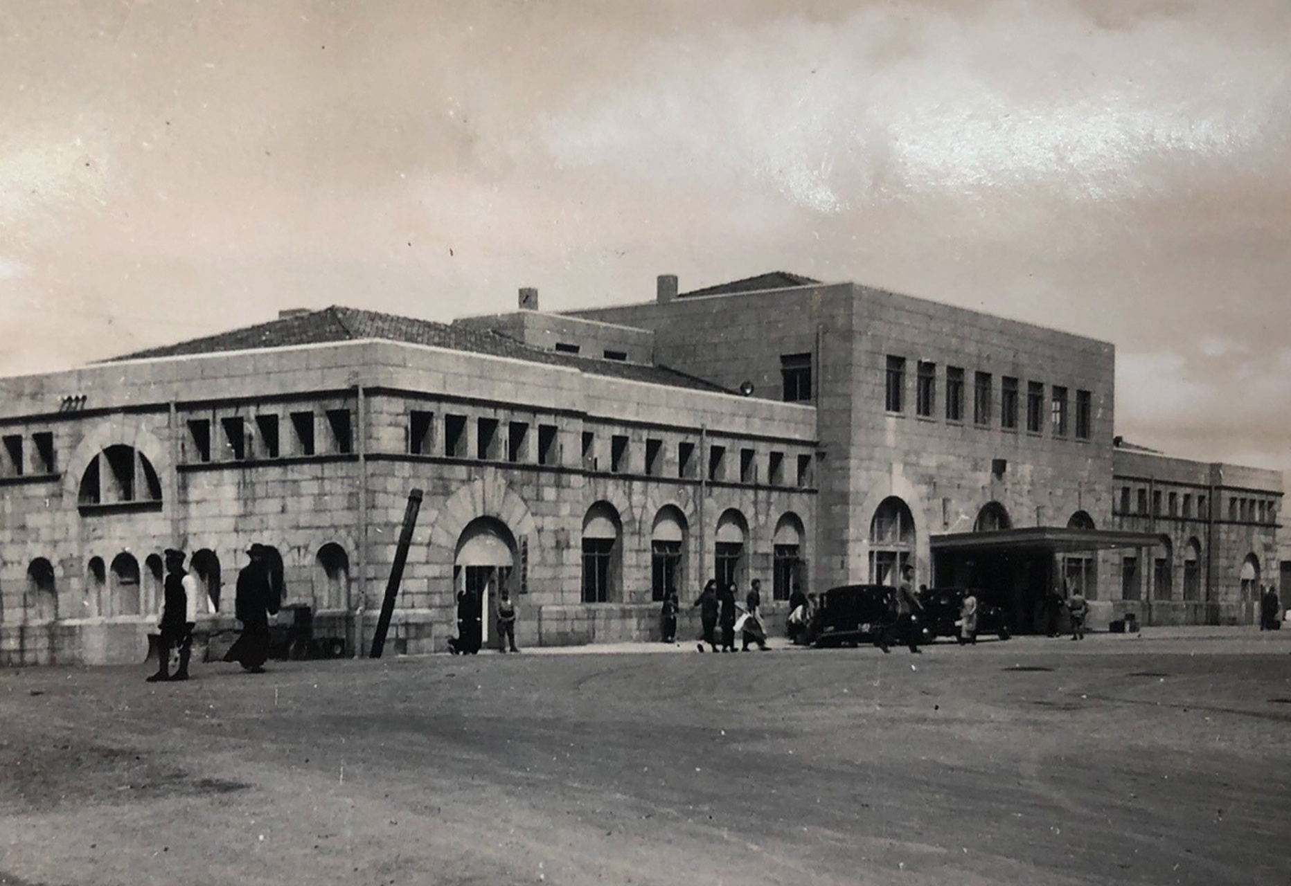 抗战时期～上海火车站原版老照片