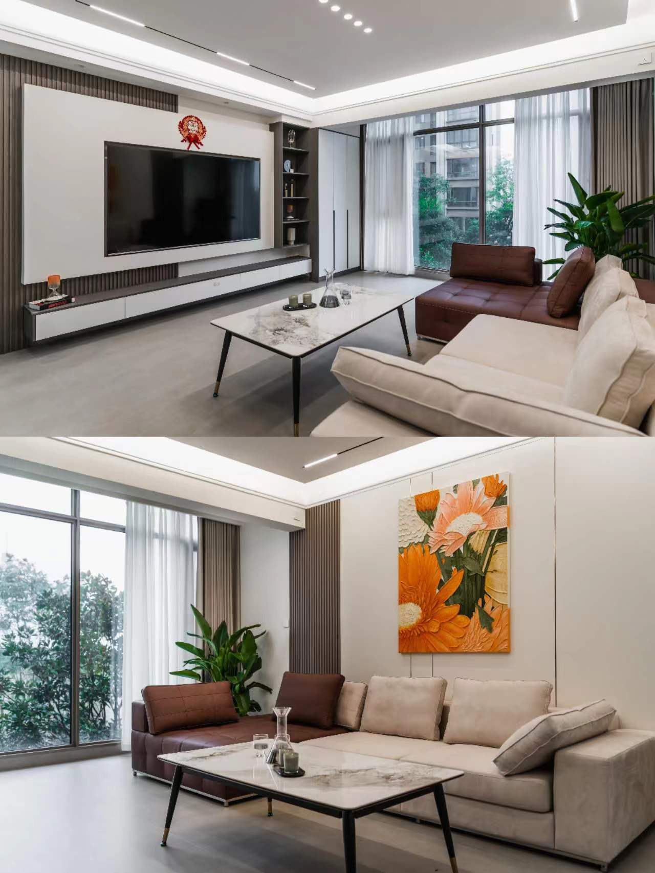 155㎡复式空间松弛自在的现代感~