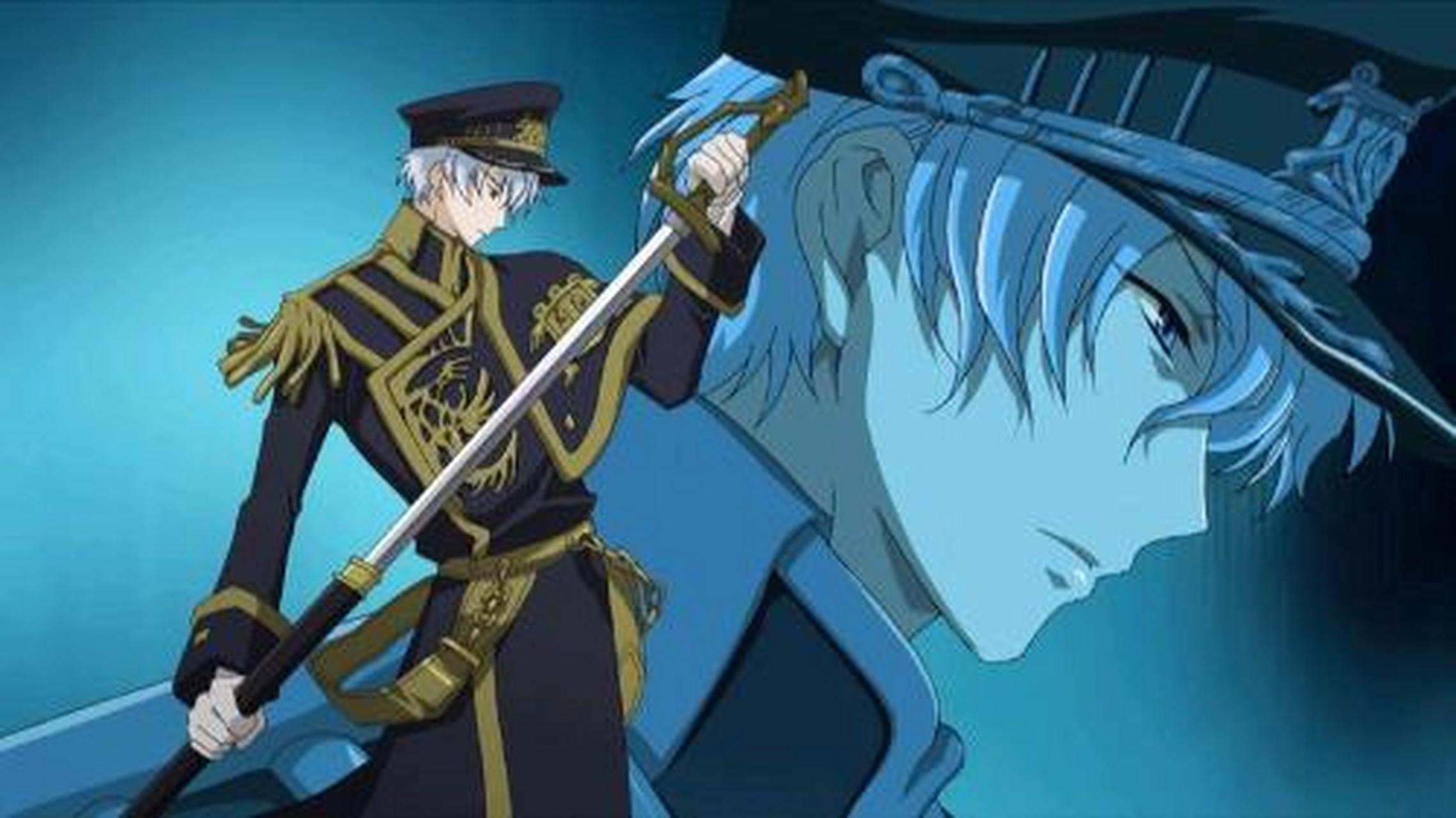 日漫# 《神幻拍档》 白发 紫瞳 制服(谁的dna又躁动了[滑稽])