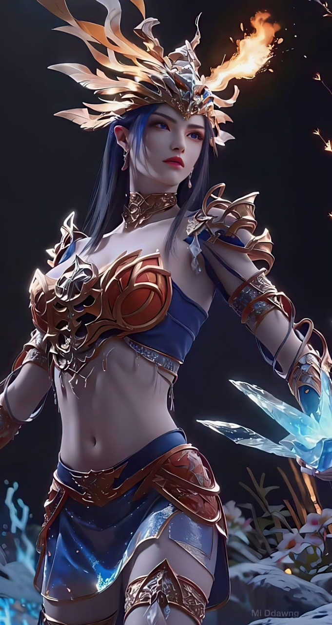 美杜莎女王# #斗破苍穹# #斗破苍穹萧炎美杜莎# 彩鳞生日快乐鸭,缀屯