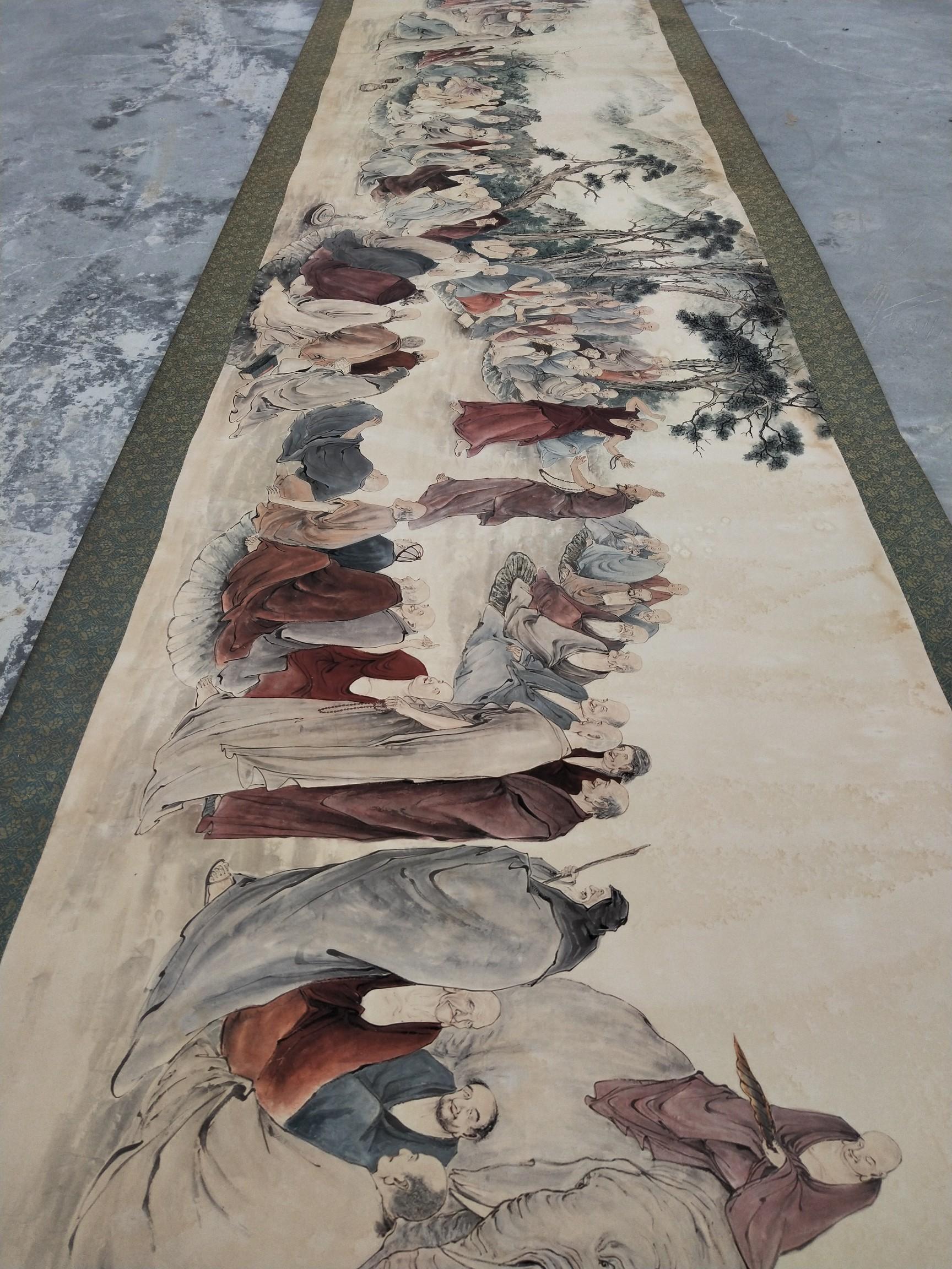 清代沈周五百罗汉图,成色一流,保存完好