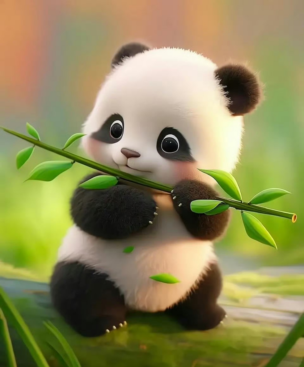 可爱嘟嘟小熊猫头像 #三分钟讲文化