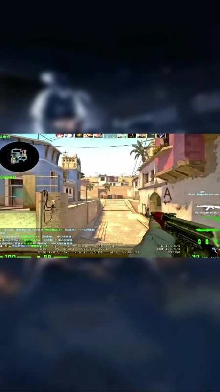 csgo精彩片段不知道为什么每次用这个闪光对面都哭了