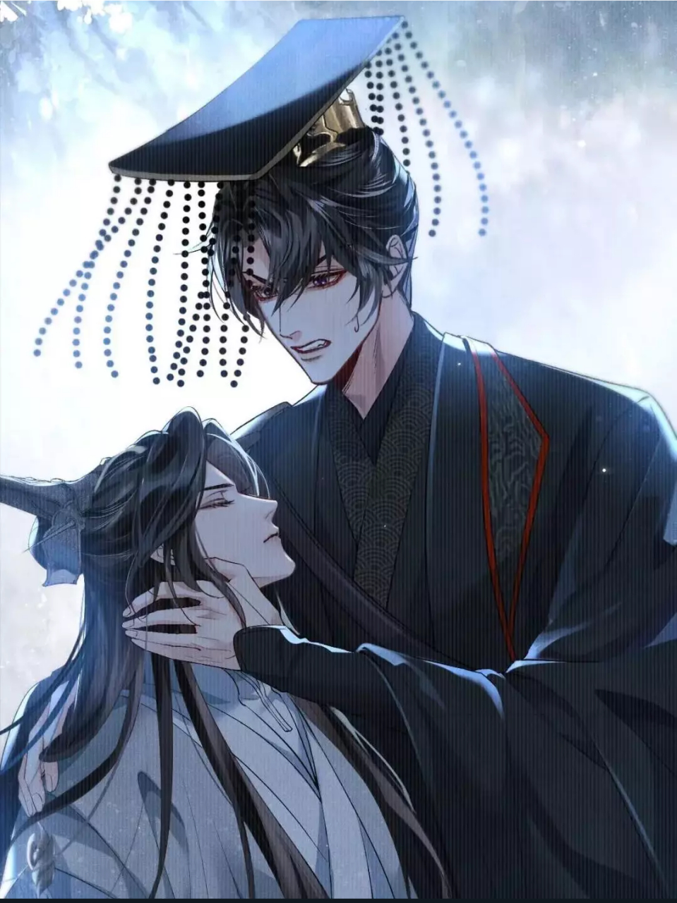 燃说这辈子只有两个人死在他怀里,一个是师昧,另一个是楚晚宁,晚宁