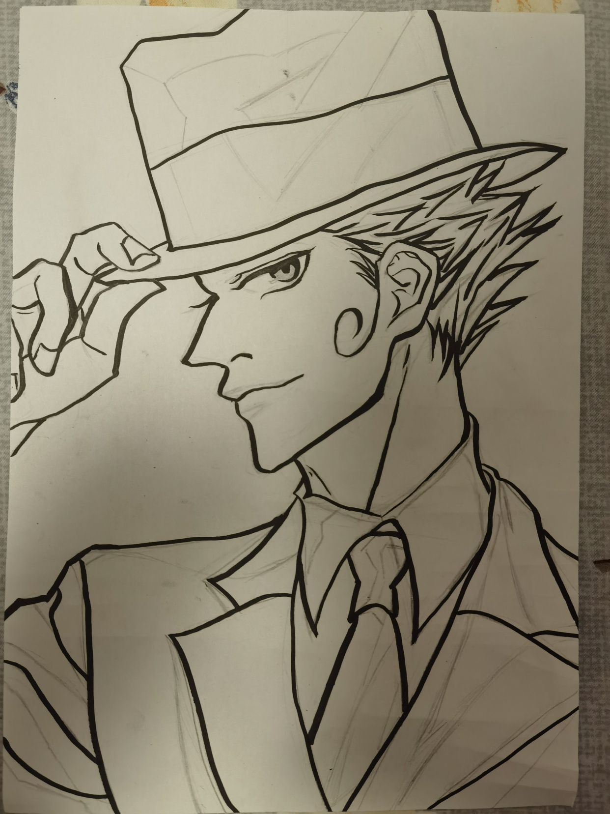 家庭教师里包恩临摹