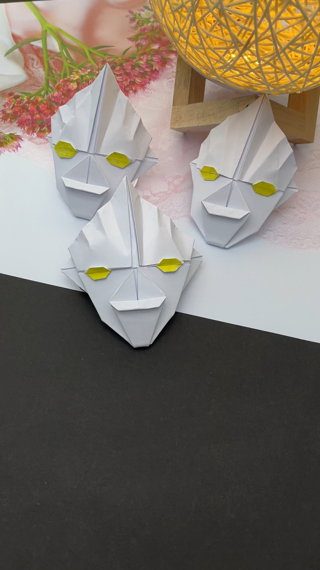 面具折纸步骤图解图片