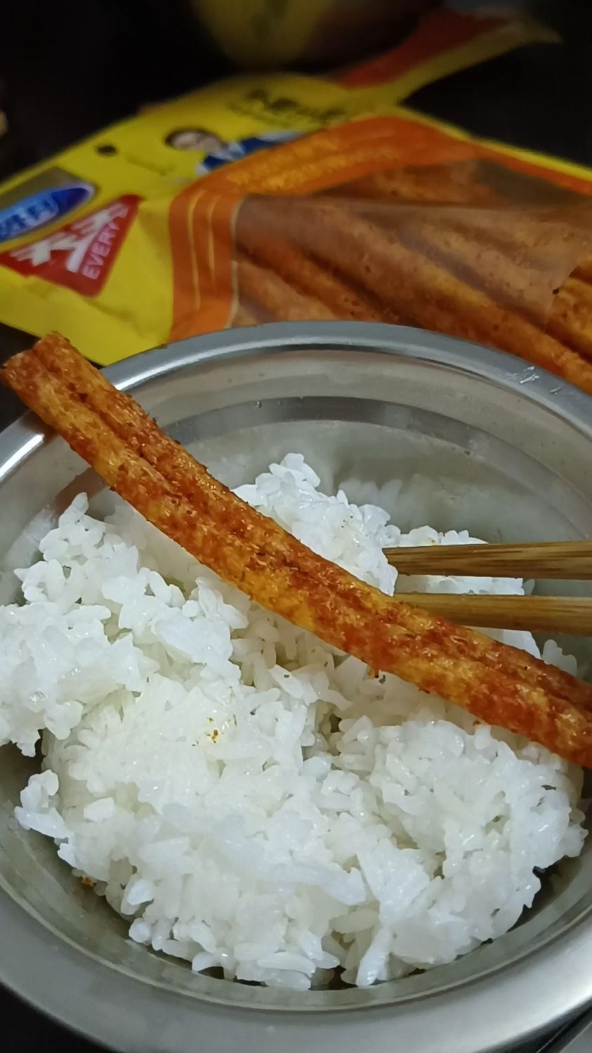 米饭自制辣条图片