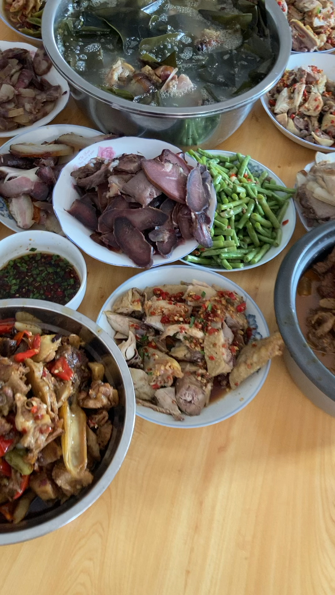 外婆过生日,做的家常菜