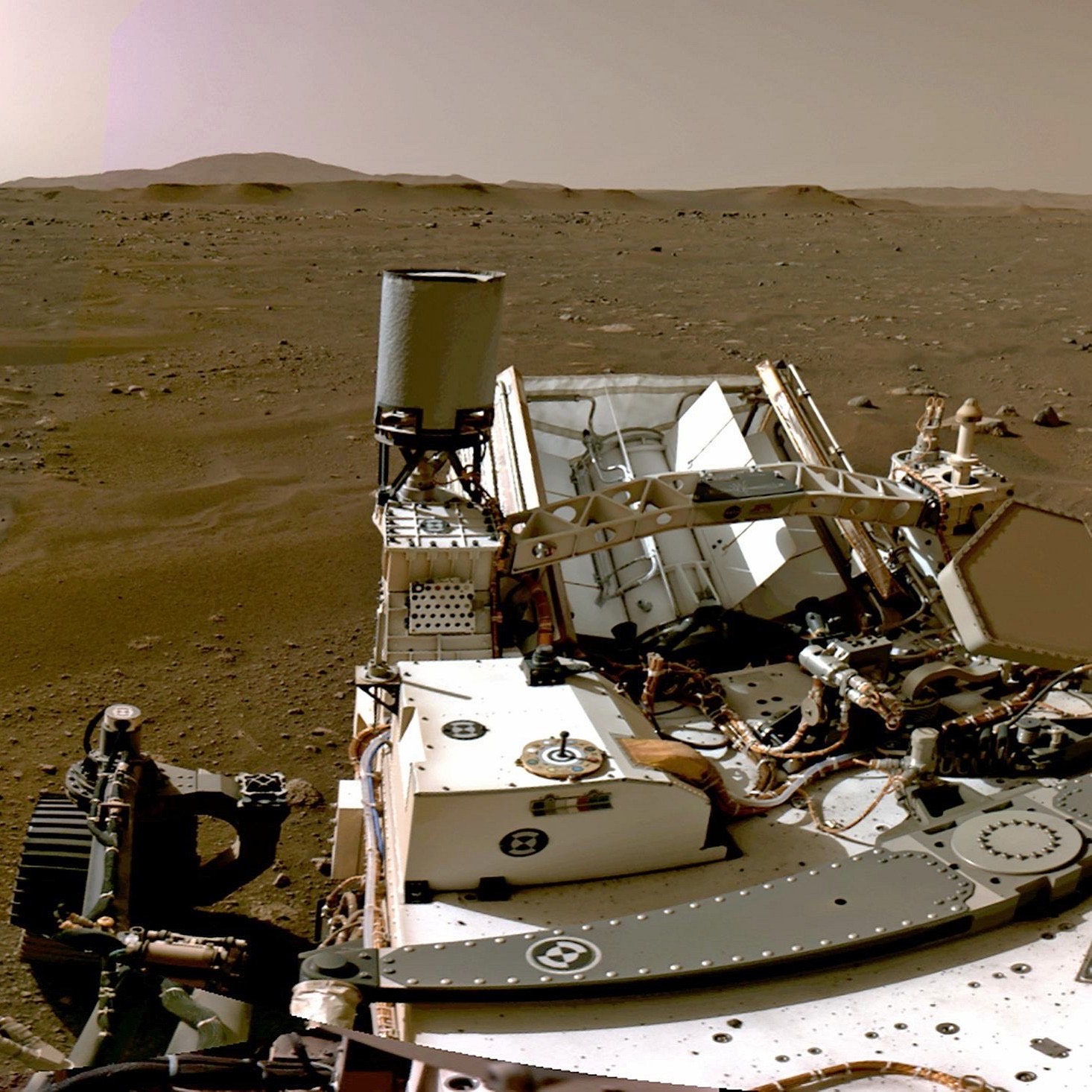 毅力号拍摄周边环境