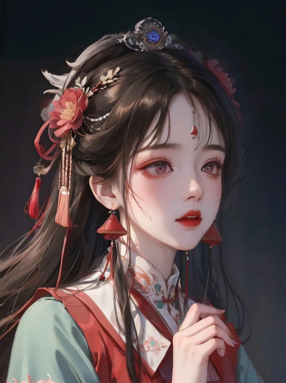 微信头像# #二次元# #头像# #古风# #ai绘画# #动漫# #分享# #二次元