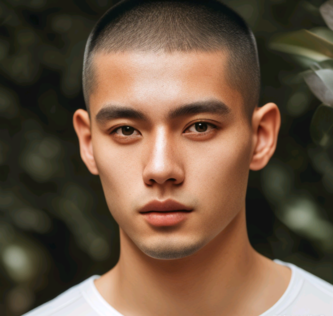 一剪即得,无需过多造型.男士寸头,简单实用,为你节省宝贵时间