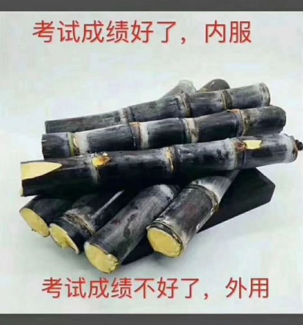 神兽期末考试的梗,甘蔗内服还是外用 #期末考# #期末考试#   家有六