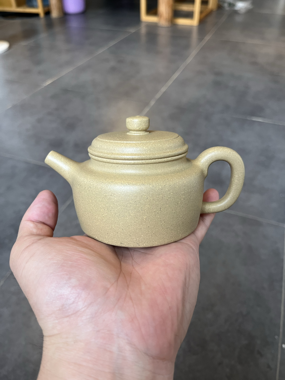 德钟 正宗原矿本山绿泥02丨220cc 全手工制作 丨储俊伟 癸卯秋新作