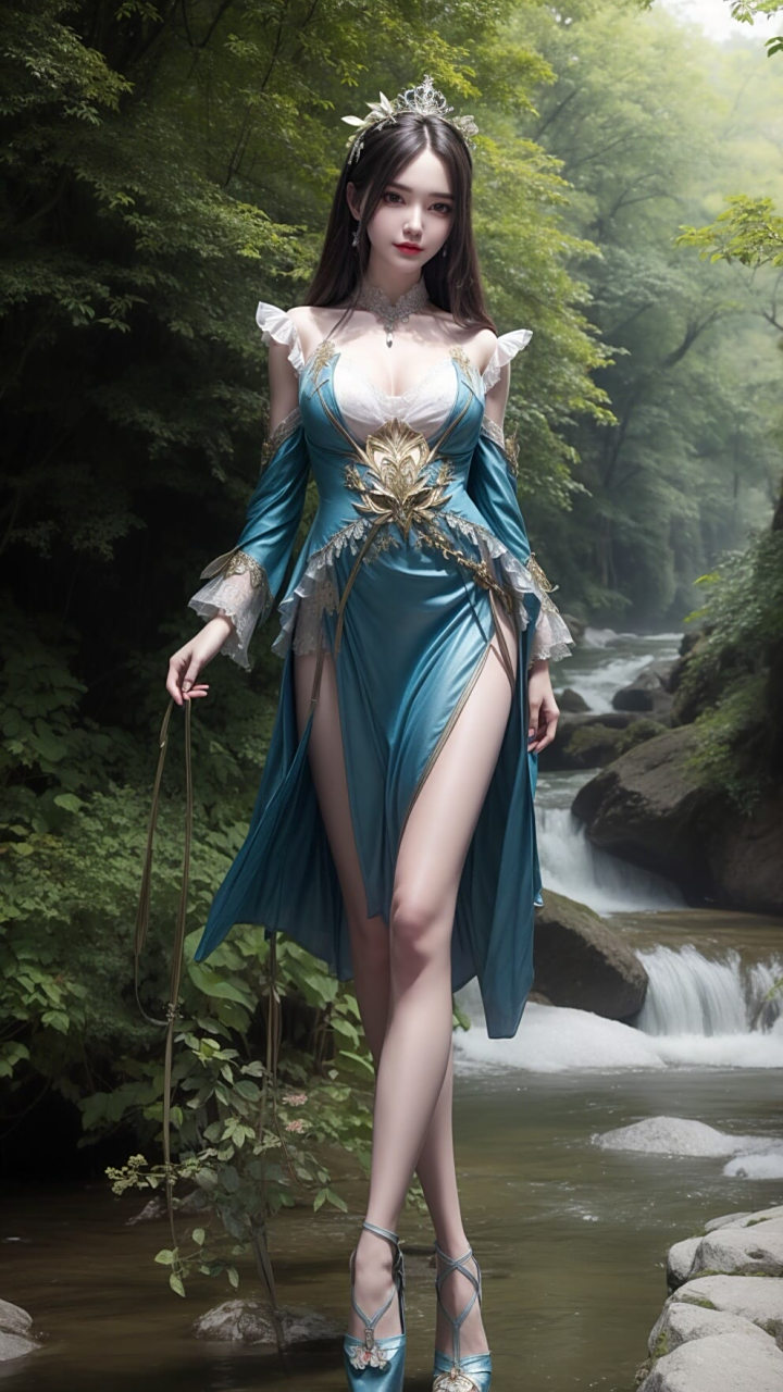 余靖秋姑娘,挺美