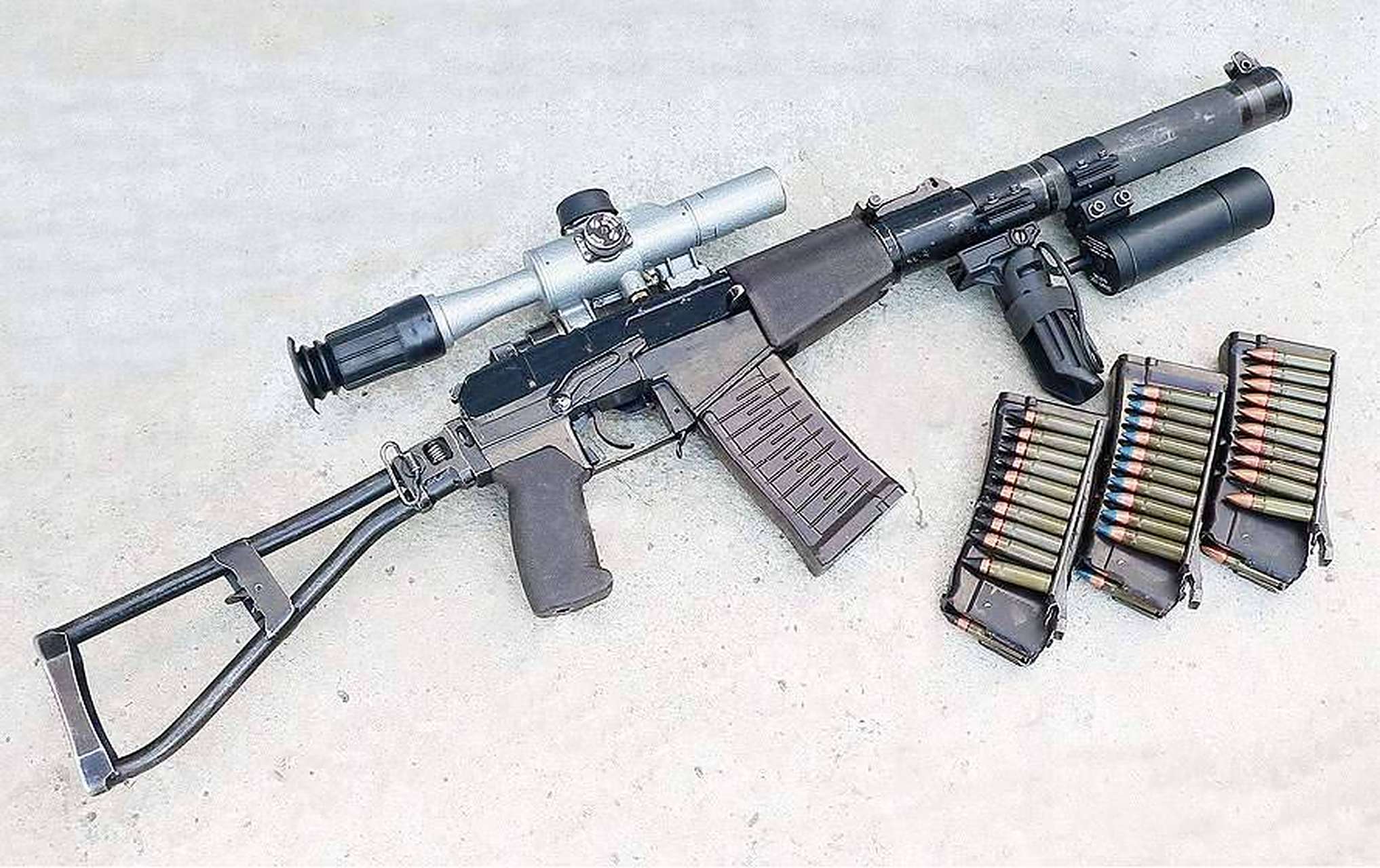 苏联/俄罗斯as val消音突击步枪 as val消音突击步枪