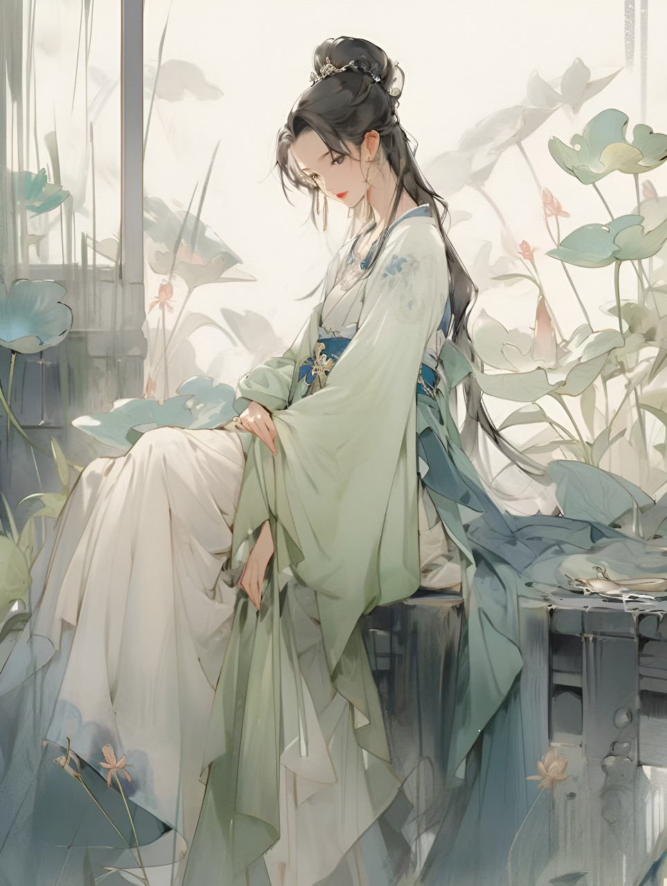 李清照 #二次元# #ai绘画# #古风