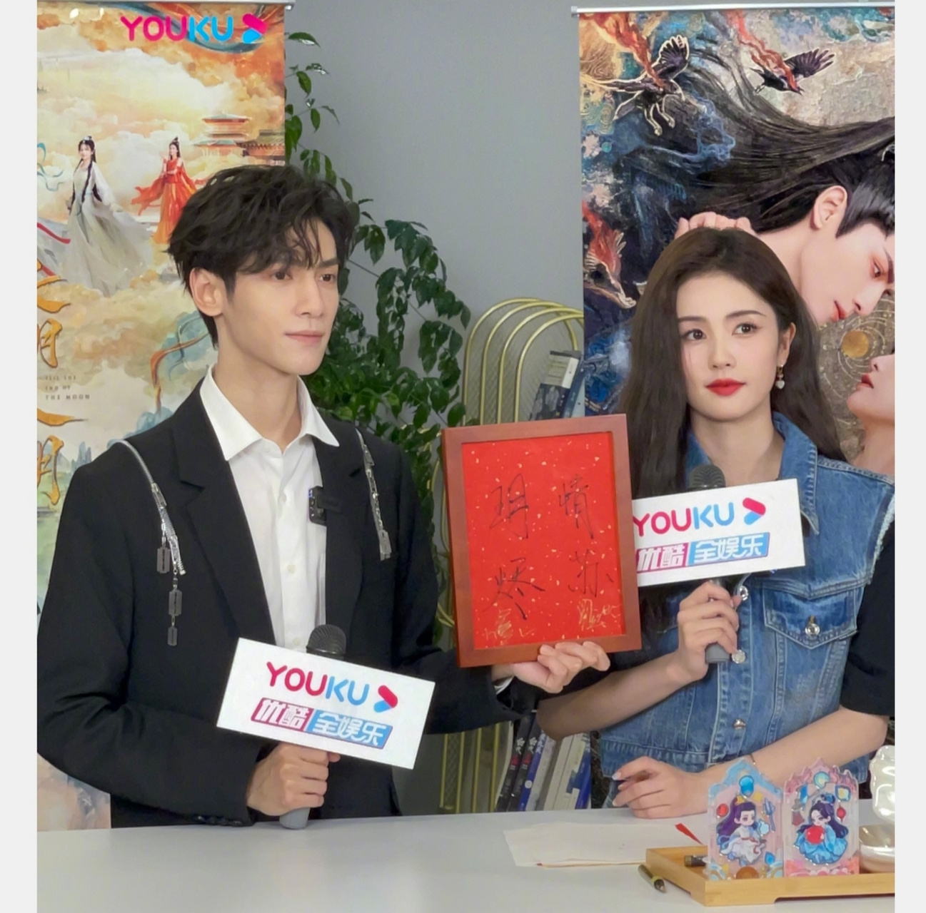 罗云熙白鹿手写玥烬情苏#  罗云熙白鹿手写cp名  4月12日,@罗云熙