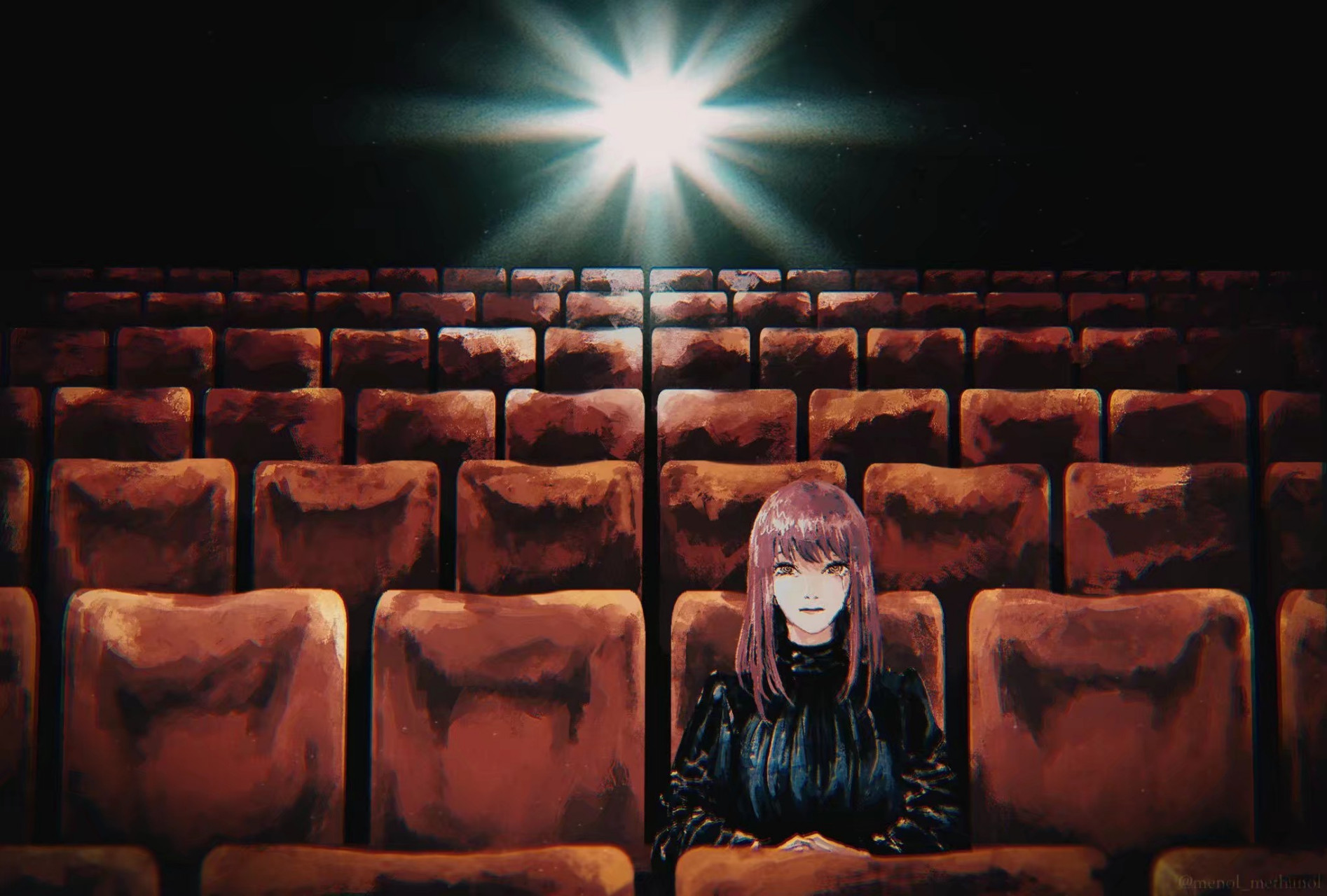 二次元# 电锯人.  twi@menol_methanol