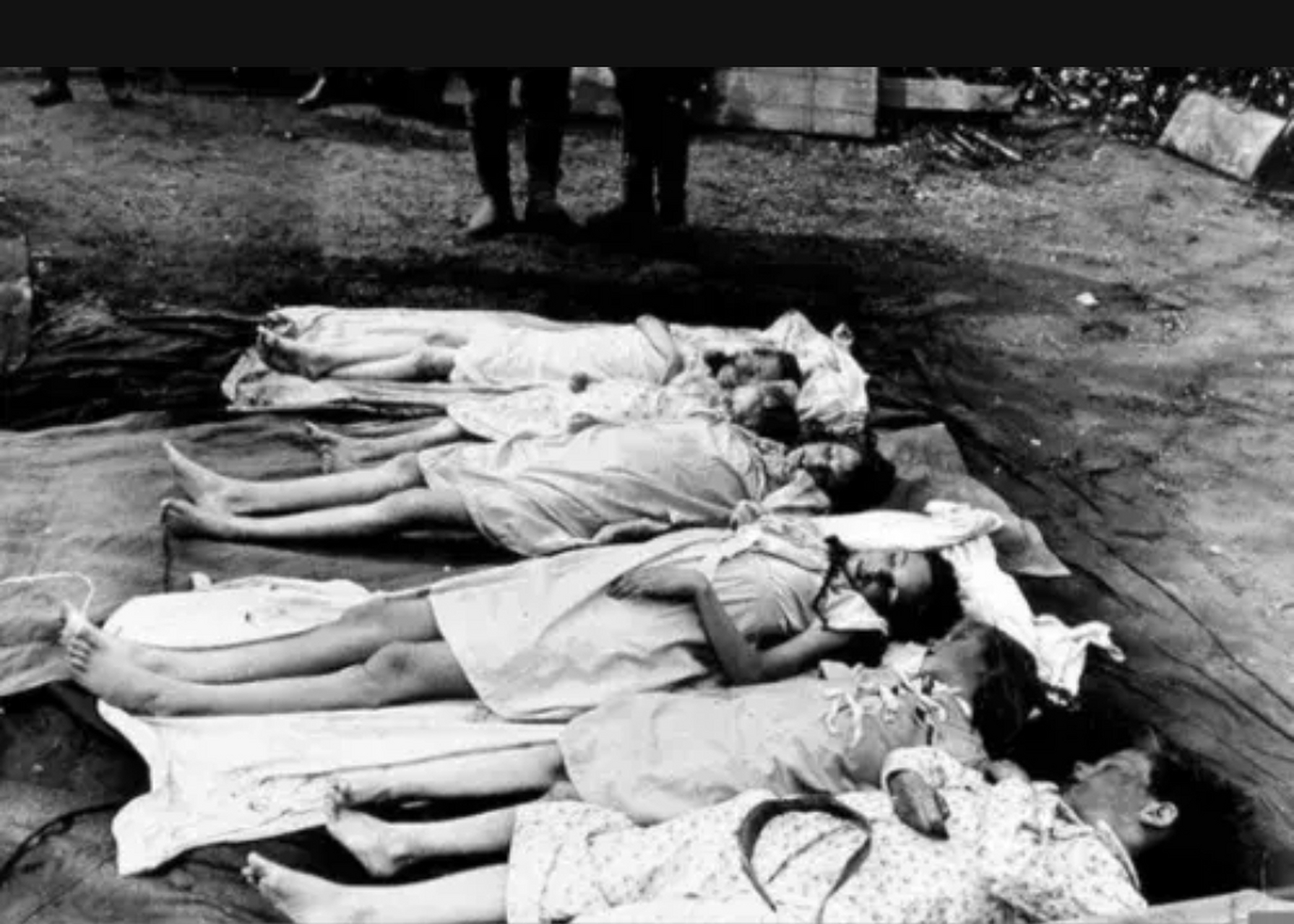 这是1945年,戈培尔毒死孩子,全家人为纳粹殉葬后,留下的一张老照片,从