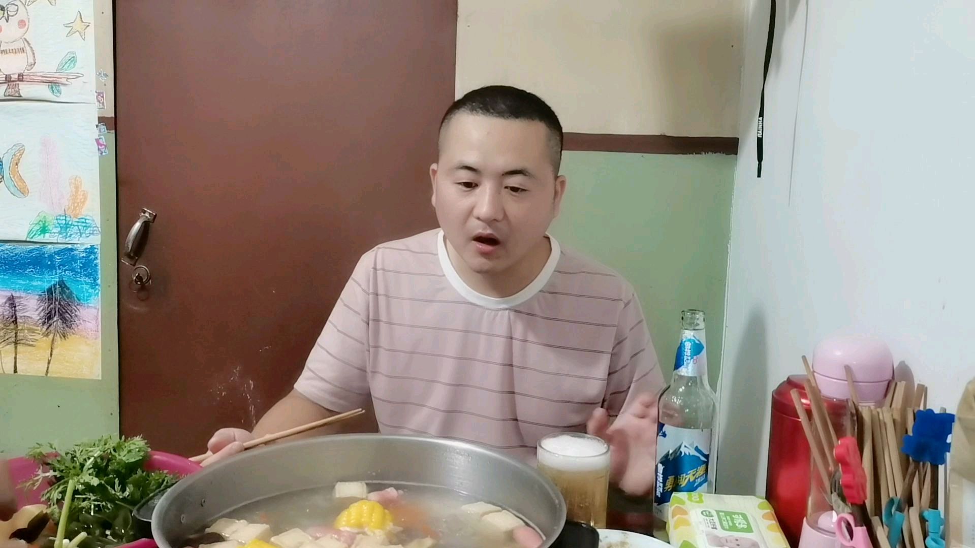 好长时间不吃涮菜了,今天简单的来点,配料都是自家做的绝对好吃