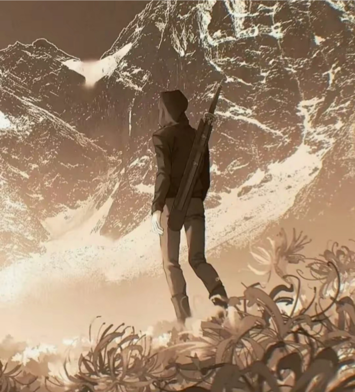 我只记得,只是一个背影,就能让我安心…… #盗墓笔记# #张起灵