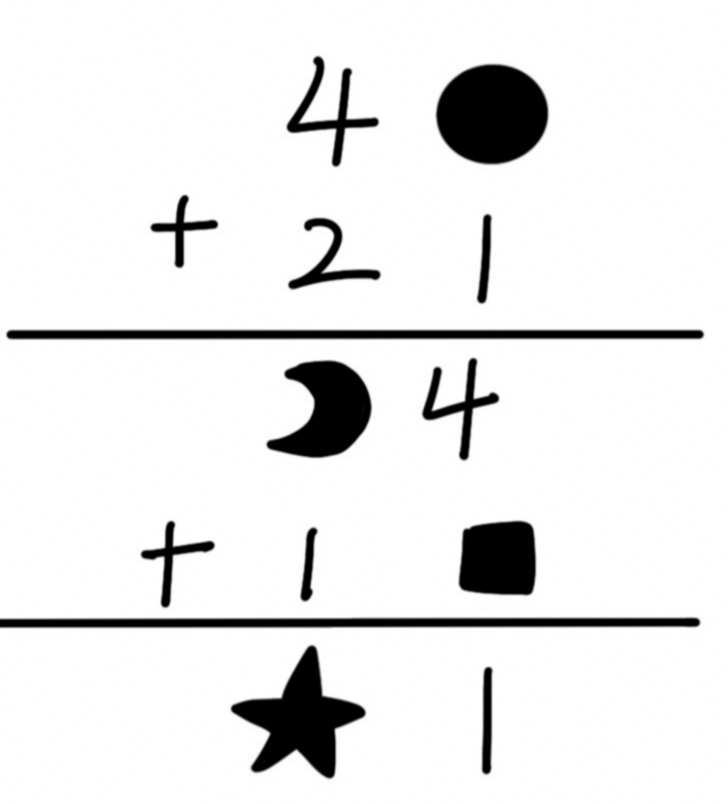 星星加月亮的数学题