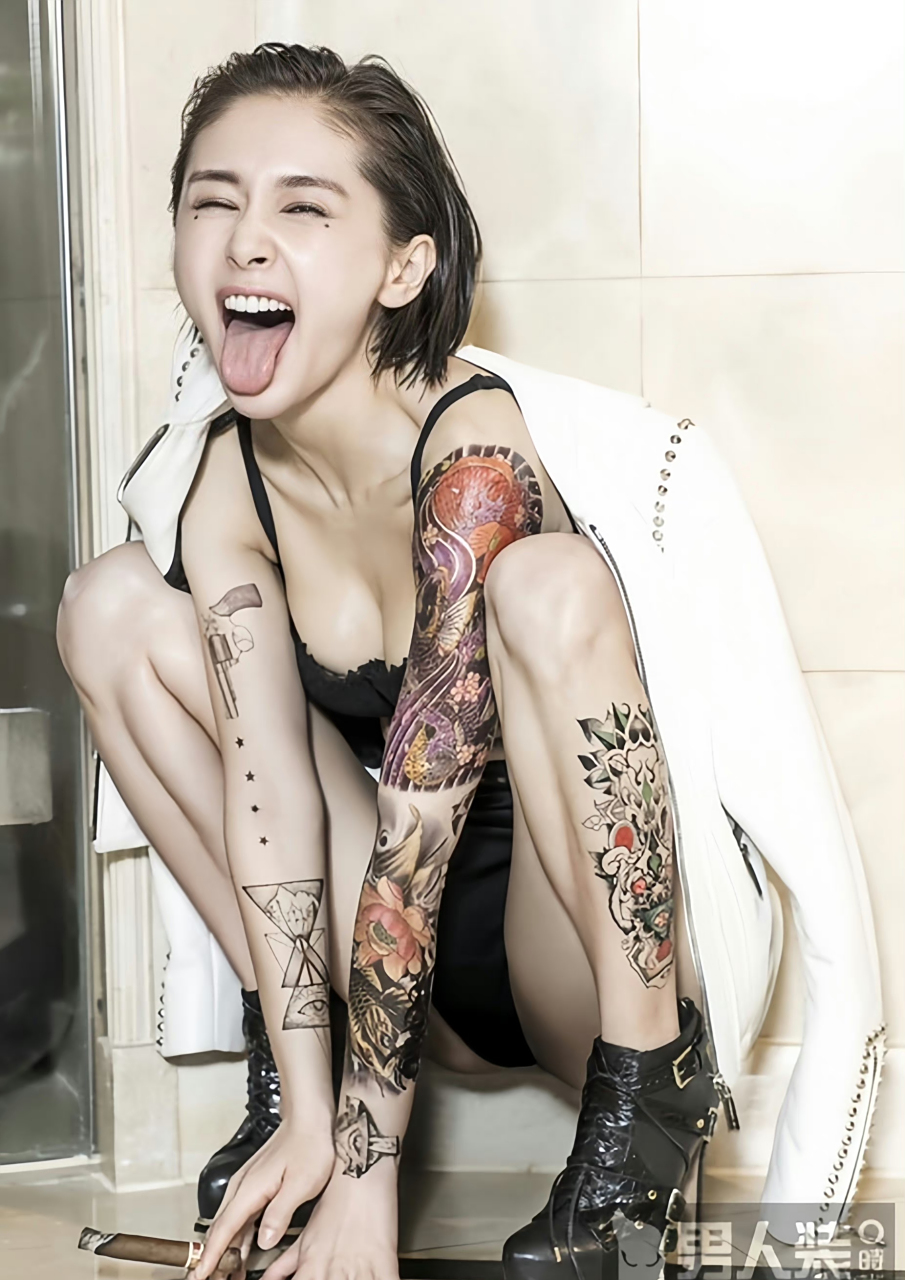 王子文男人装大尺度写真