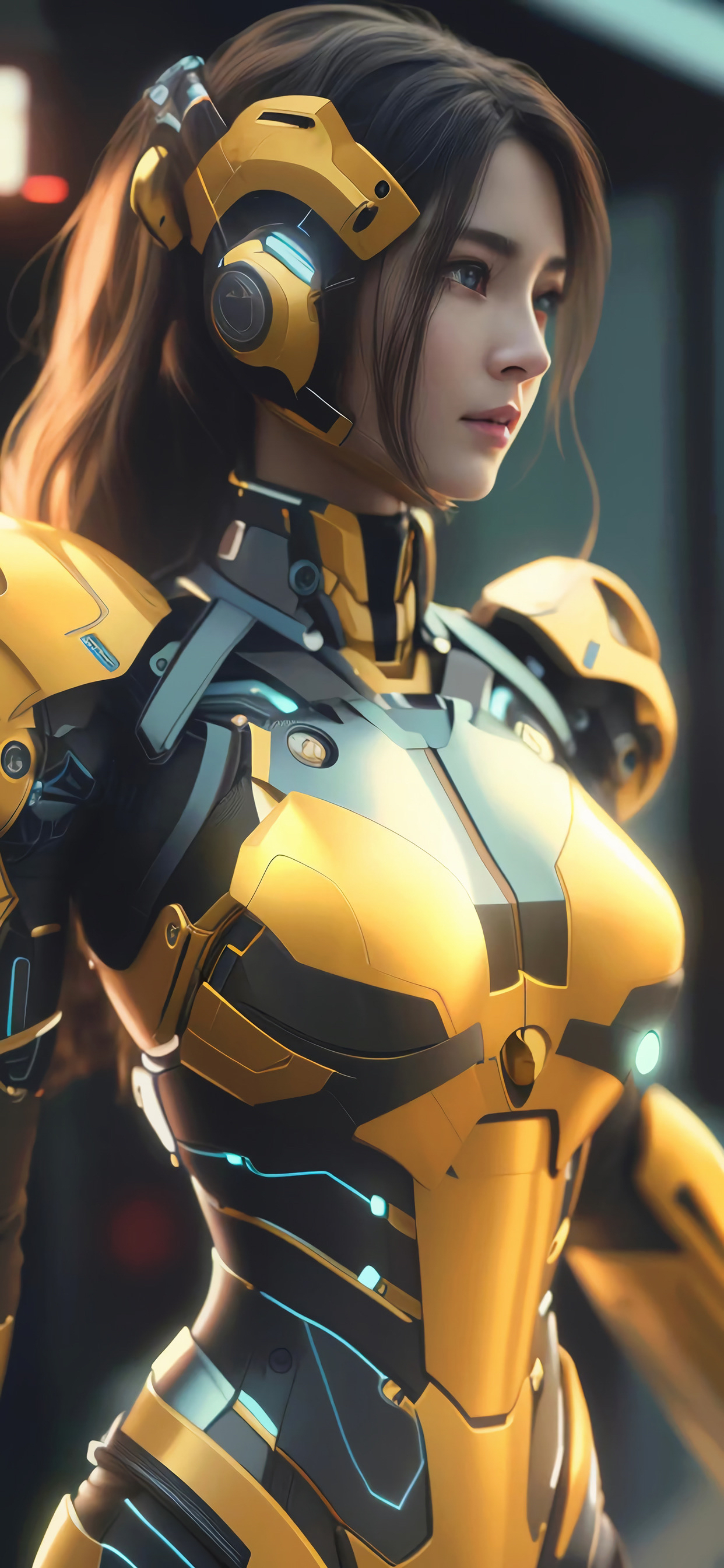 高清壁纸,机甲女神