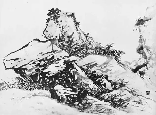 黎雄才晚年对山水画山石的悟道精神