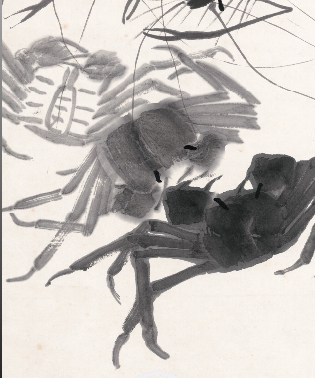 齐白石《虾蟹图》