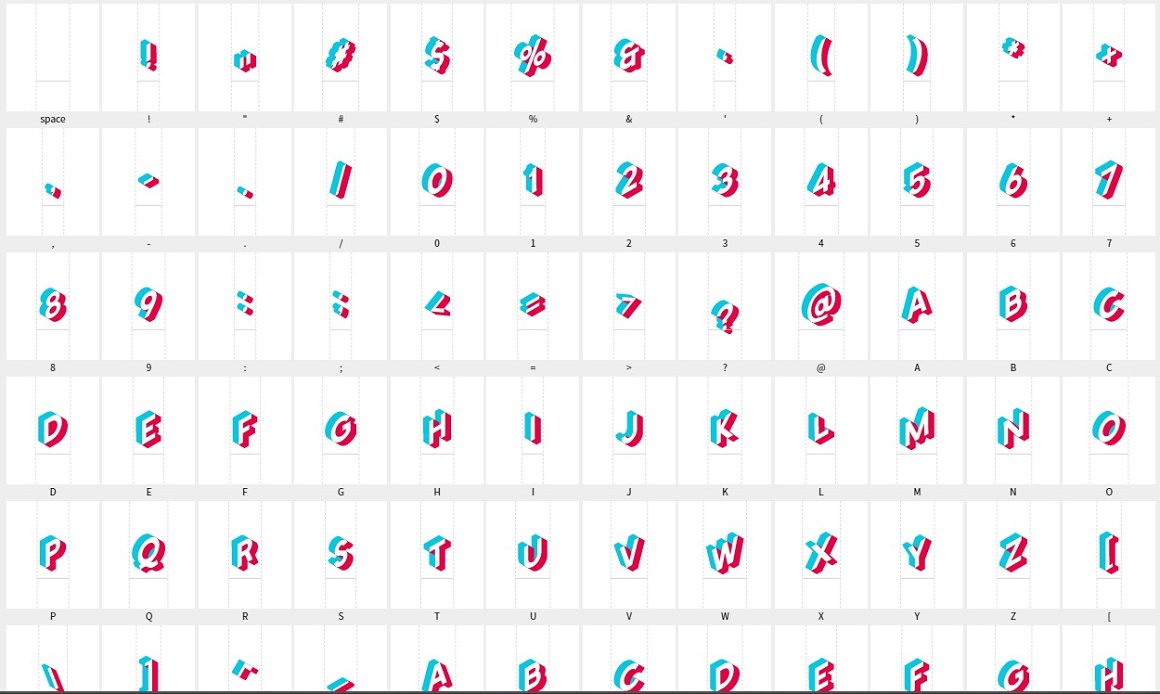 Anaglyph Isometric SVG Color Font-1.jpg