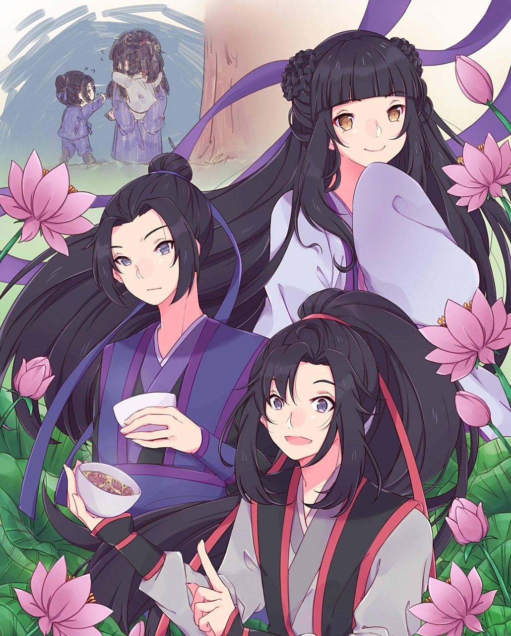 魔道祖师# "阿羡,阿澄,来喝莲藕排骨汤了.