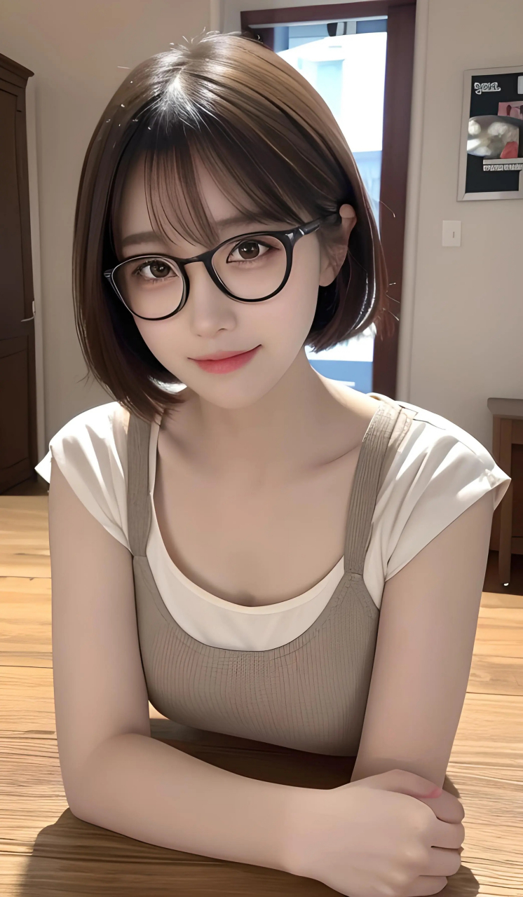 美图欣赏:眼镜美女