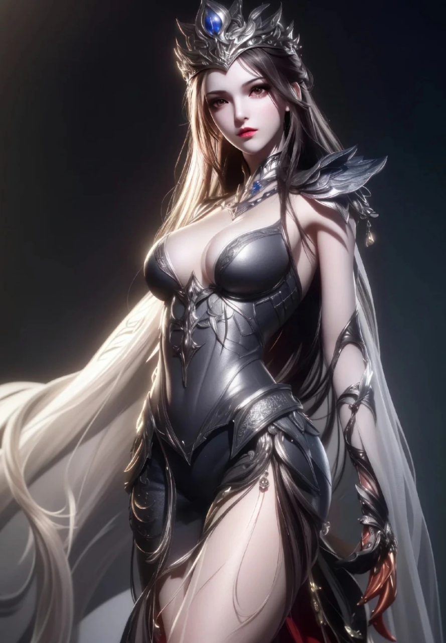 美图分享#气质女王~~比比东,暗黑风