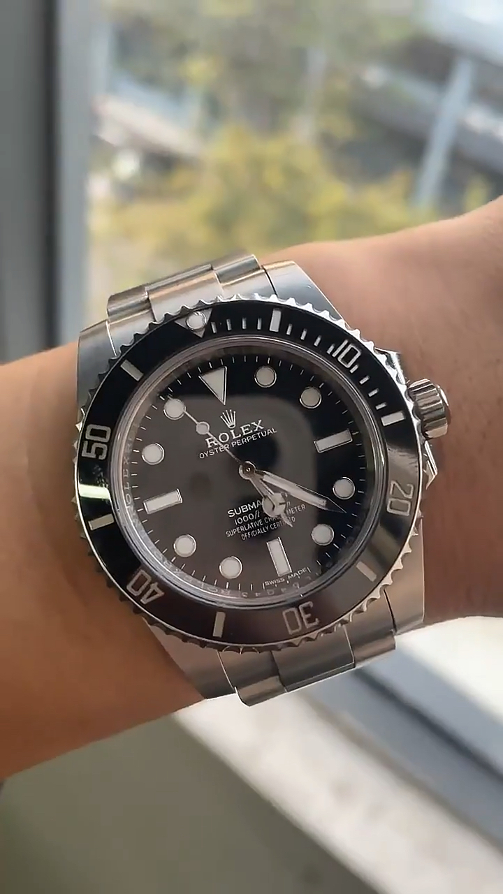 实拍:评测劳力士黑水鬼,上手真不错