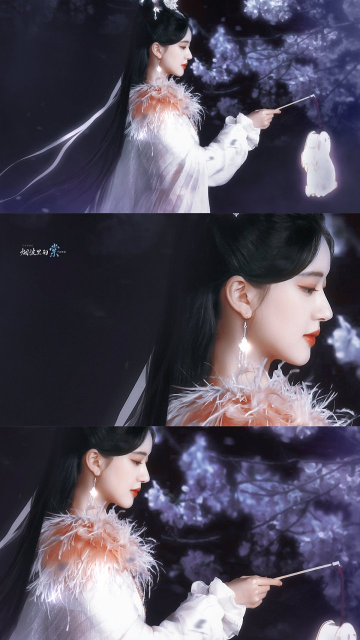 赵露丝凤隐的这组图有一种广寒宫仙子的感觉,但是我差点没认出是她?尴