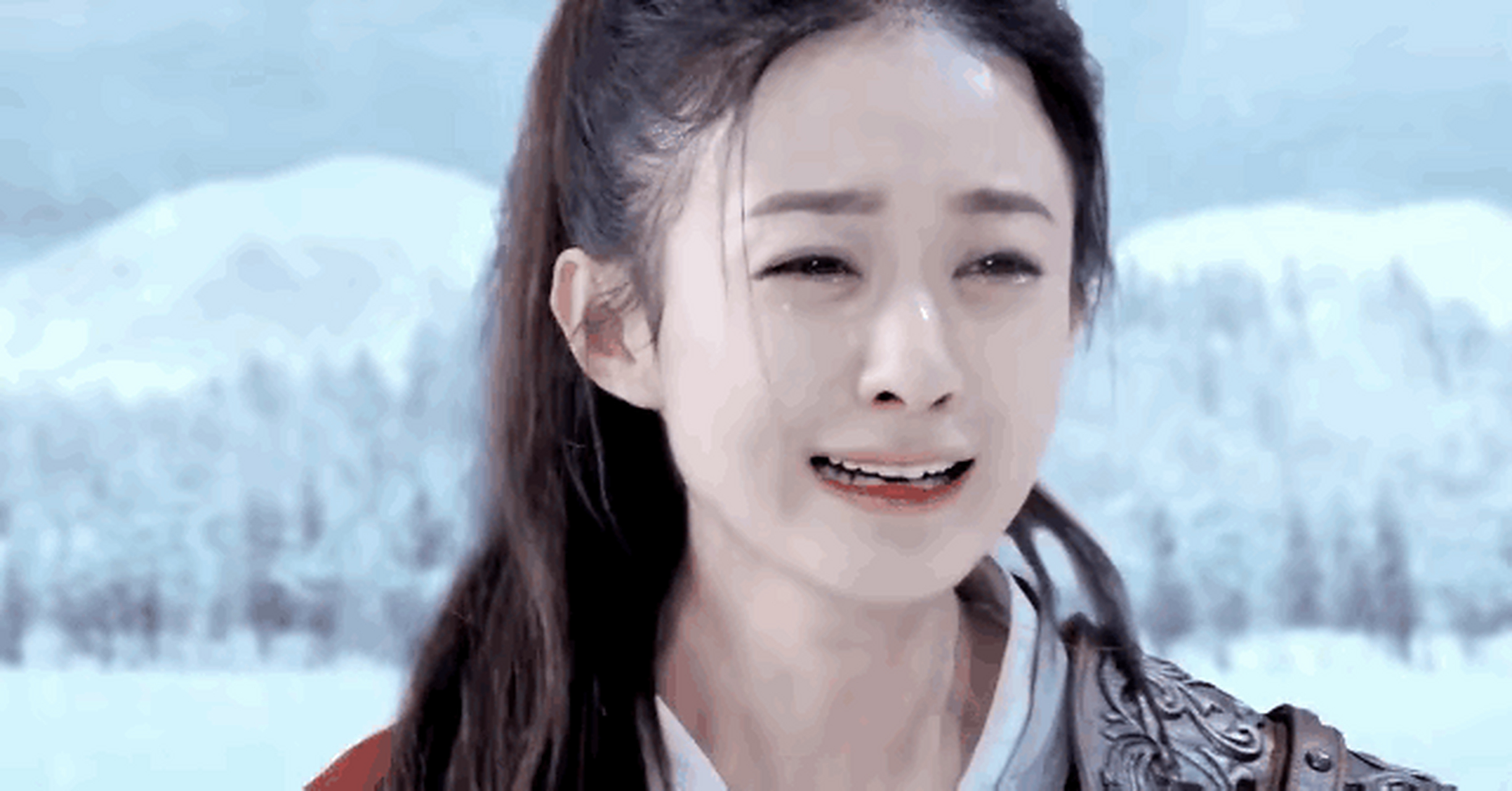 实力派花的大表情崩溃哭戏:赵丽颖,周冬雨,周迅,孙俪. ​​​