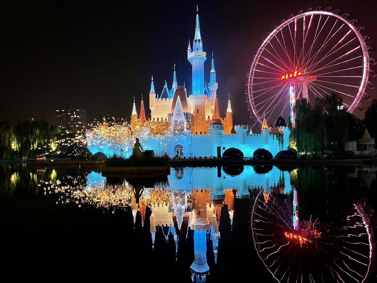石景山游乐园夜场