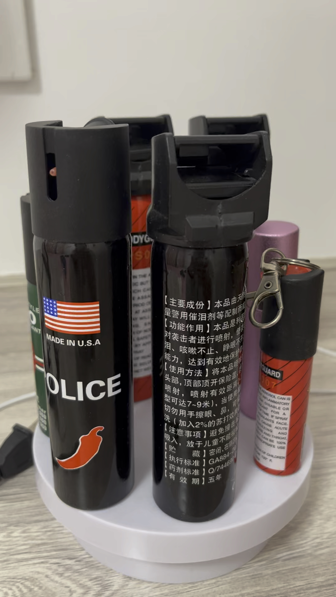 防狼喷雾里面的成分都是一样的吗