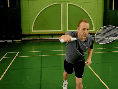 羽毛球苍蝇拍握法